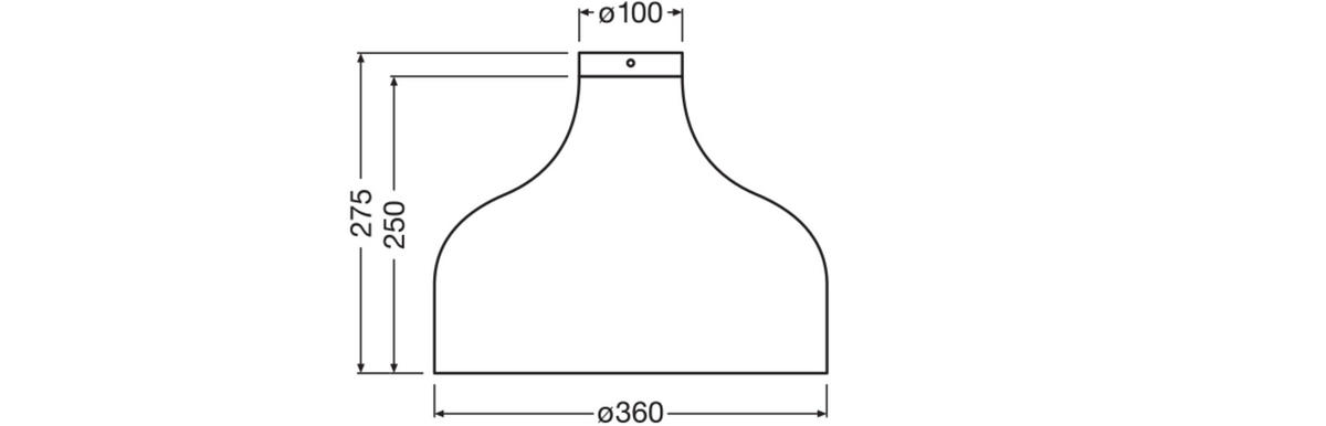 DECKENLEUCHTE 36/27,5 cm   - KONVENTIONELL (36/27,5cm) - Ledvance