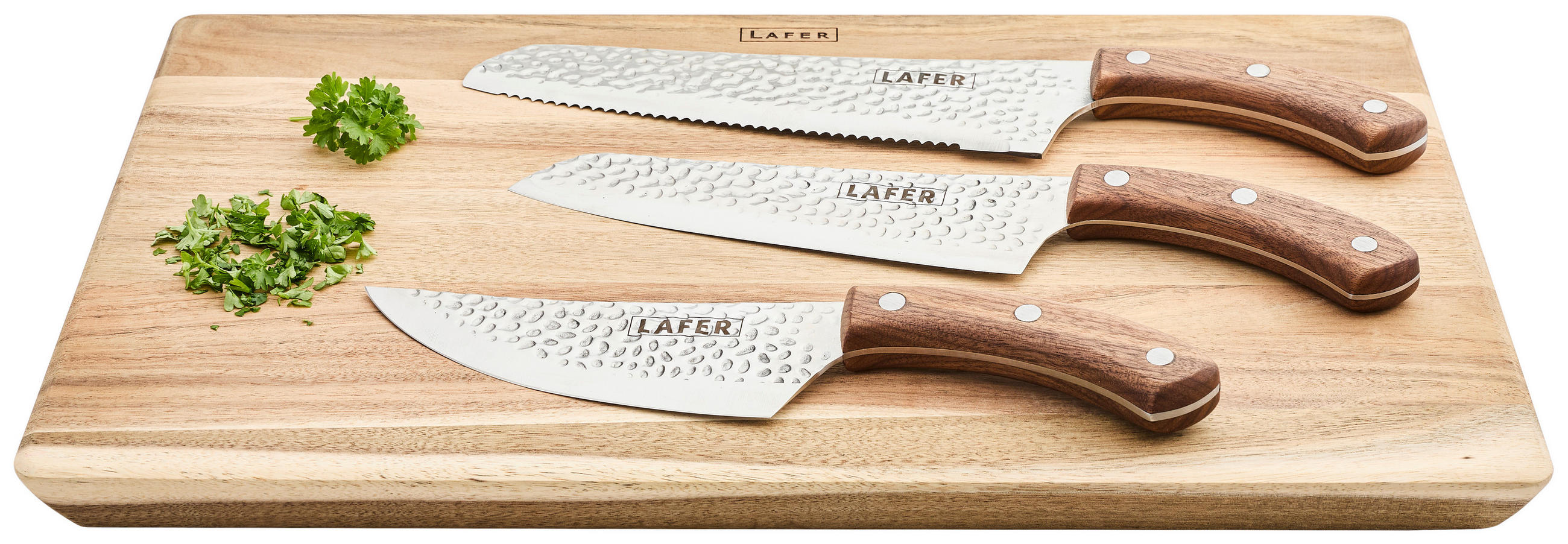 SCHNEIDEBRETT Holz Akazie Lafer Akazie  - Graubraun, Basics, Holz (45/30/3cm) - Johann Lafer