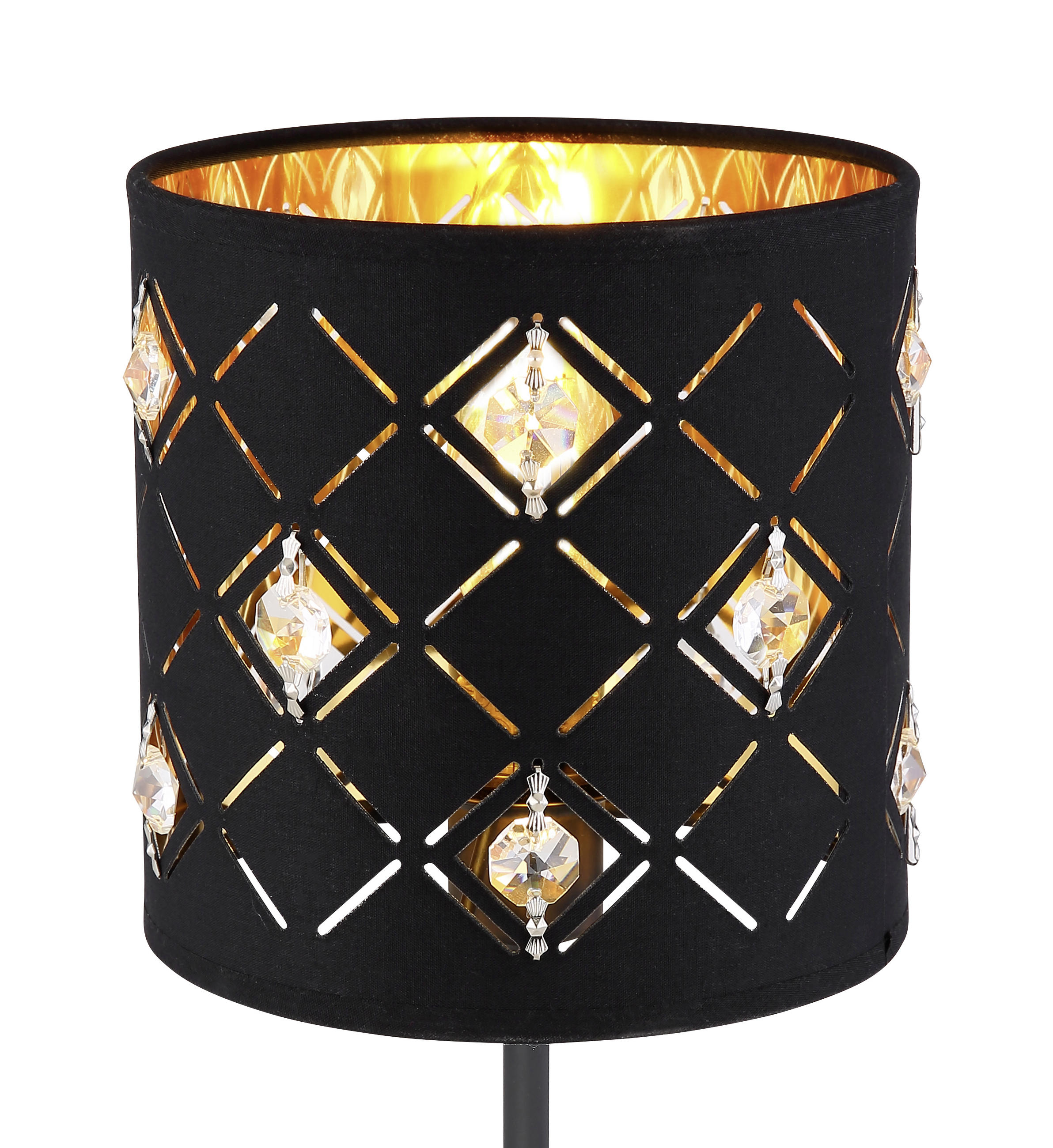 BORDSLAMPA 15/35 cm   - klar/svart, Design, metall/textil (15/35cm)