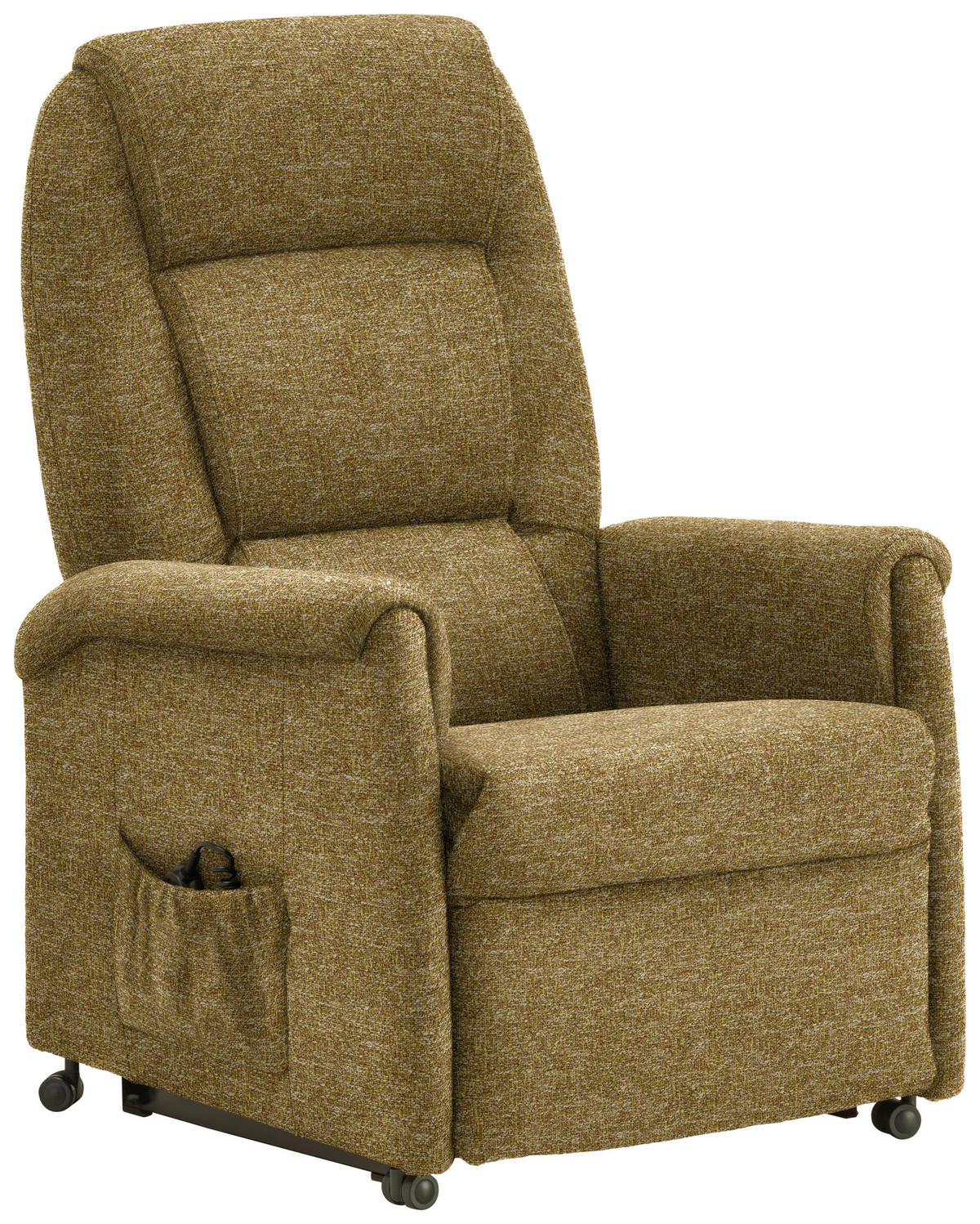 FERNSEHSESSEL in Flachgewebe Currygelb  - Currygelb/Schwarz, KONVENTIONELL, Kunststoff/Textil (69/105/82cm) - Himolla