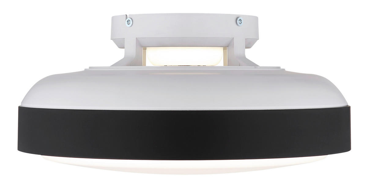 DECKENVENTILATOR  45/20 cm    - Weiss/Opal, Basics, Kunststoff (45/20cm) - Globo