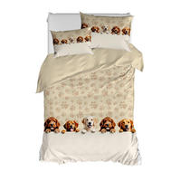 ÁGYNEMŰHUZAT-GARNITÚRA  - bézs, Basics, textil (35cm)