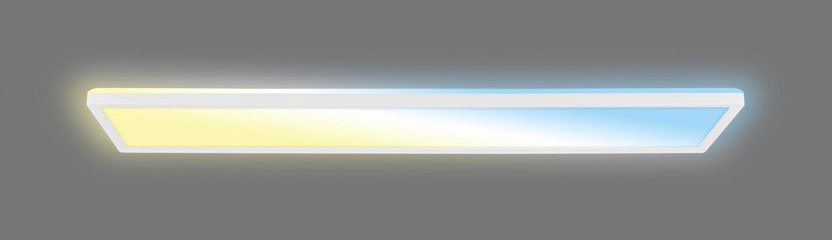 LED-PANEEL Slim 98/20/3 cm   - Weiß, Design, Kunststoff (98/20/3cm)