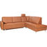 WOHNLANDSCHAFT in Leder Braun - Alufarben/Braun, KONVENTIONELL, Leder/Metall (267/217cm) - Sedda WOHNLANDSCHAFT in Leder Braun - Alufarben/Braun, KONVENTIONELL, Leder/Metall (267/217cm) - Sedda