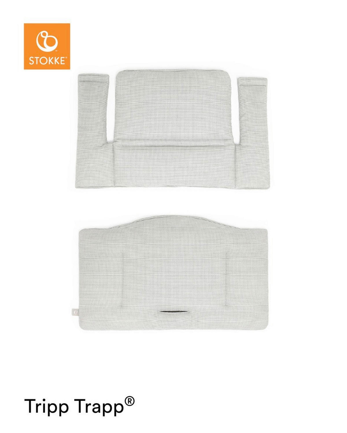 HOCHSTUHLEINLAGE Tripp Trapp classic cushion  - Hellgrau, Basics, Textil (42/25/2cm) - Stokke