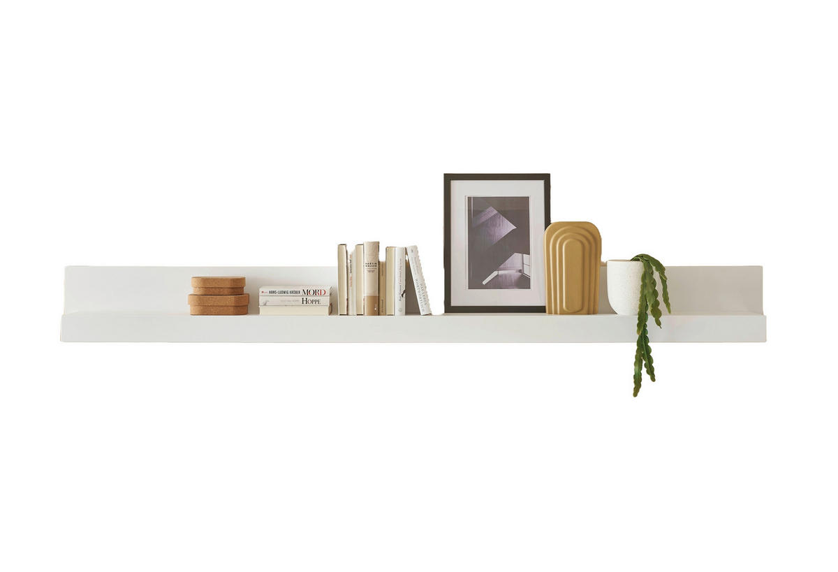 WANDBOARD in 217/22/18 cm Weiß  - Weiß, Design, Holzwerkstoff (217/22/18cm) - MID.YOU