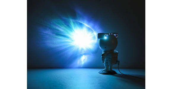 LED-DEKOLEUCHTE Astronaut 12/13/23 cm  - Weiß/Grau, Design, Kunststoff (12/13/23cm) - Novel