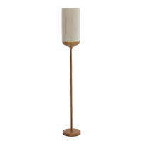 STEHLEUCHTE Dania 23/159/23 cm   - Braun, Design, Kunststoff/Textil (23/159/23cm) - Light & Living