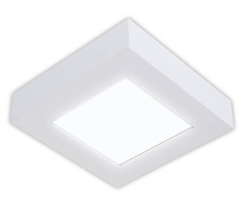 LED-DECKENLEUCHTE  17 cm  - Weiß, Design, Kunststoff/Metall (17cm) - Näve