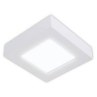 LED-DECKENLEUCHTE  17 cm  - Weiß, Design, Kunststoff/Metall (17cm) - Näve