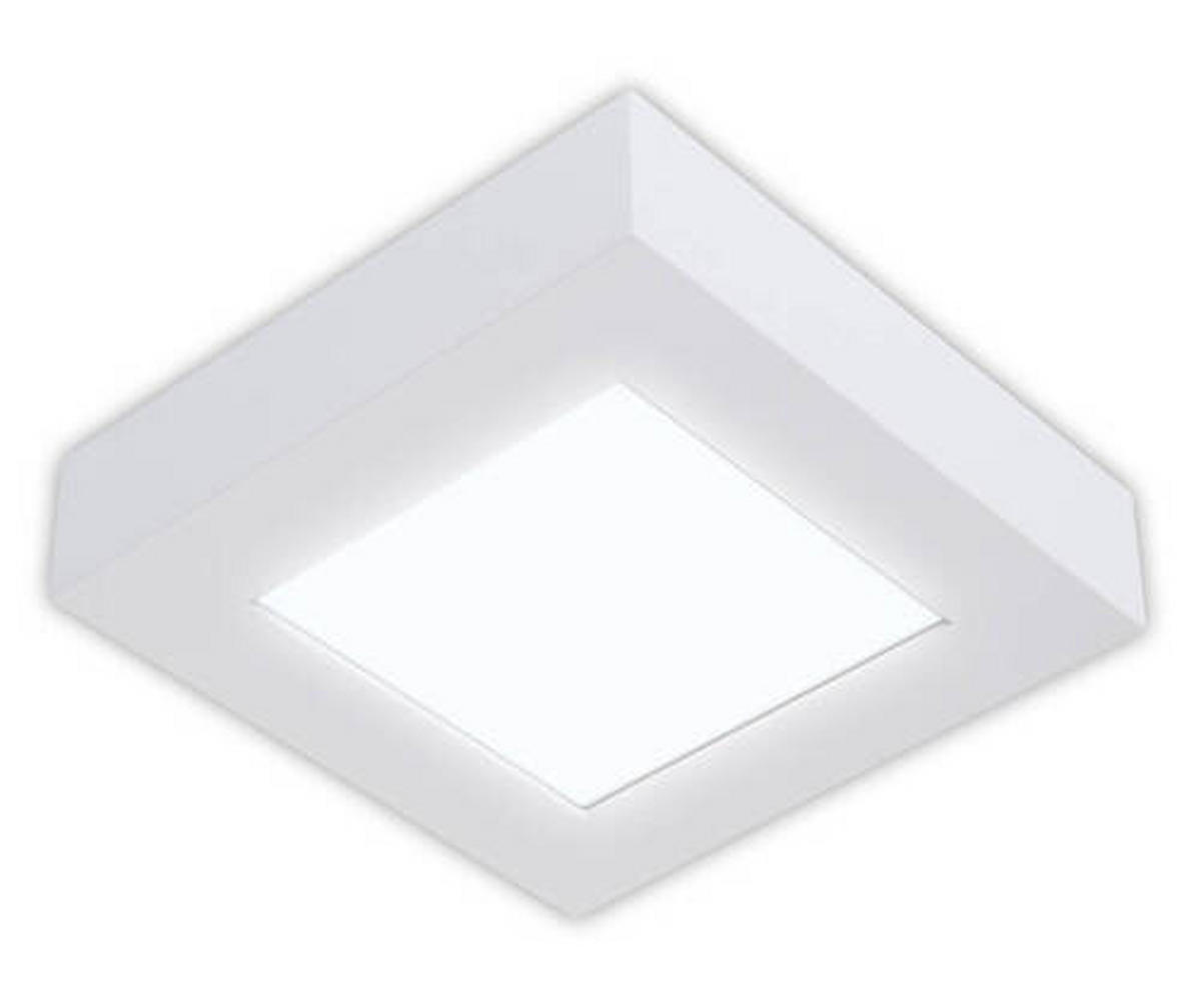 LED-DECKENLEUCHTE  17 cm  - Weiß, Design, Kunststoff/Metall (17cm) - Näve