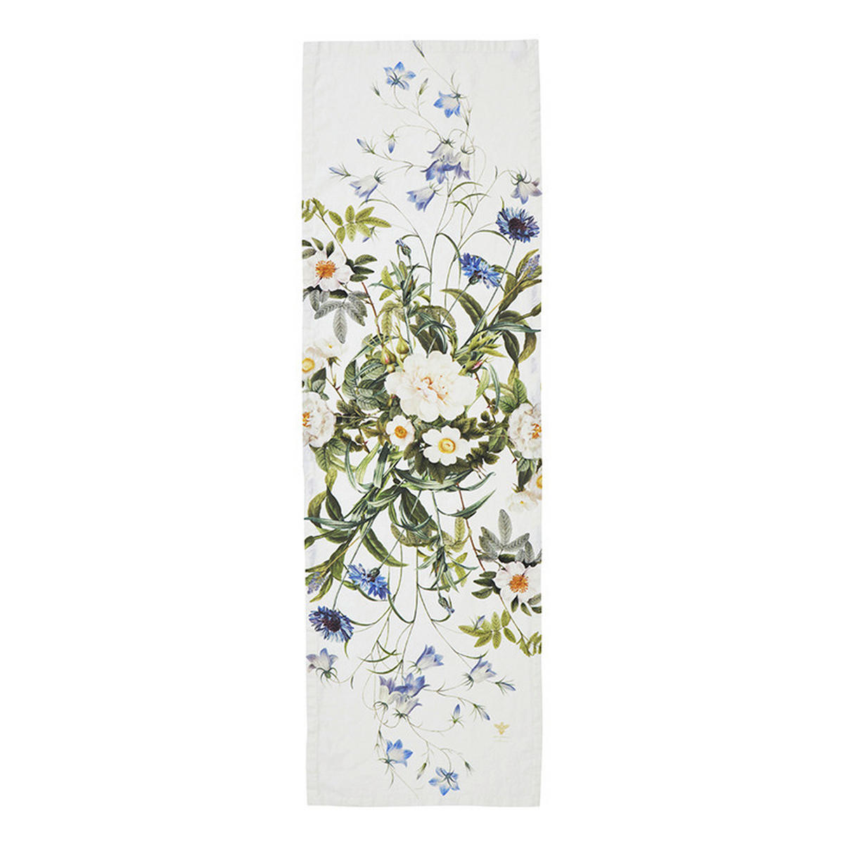 TISCHLÄUFER BLUE FLOWER GARDEN Textil Multicolor 45/145 cm  - Multicolor, Basics, Textil (45/145cm)
