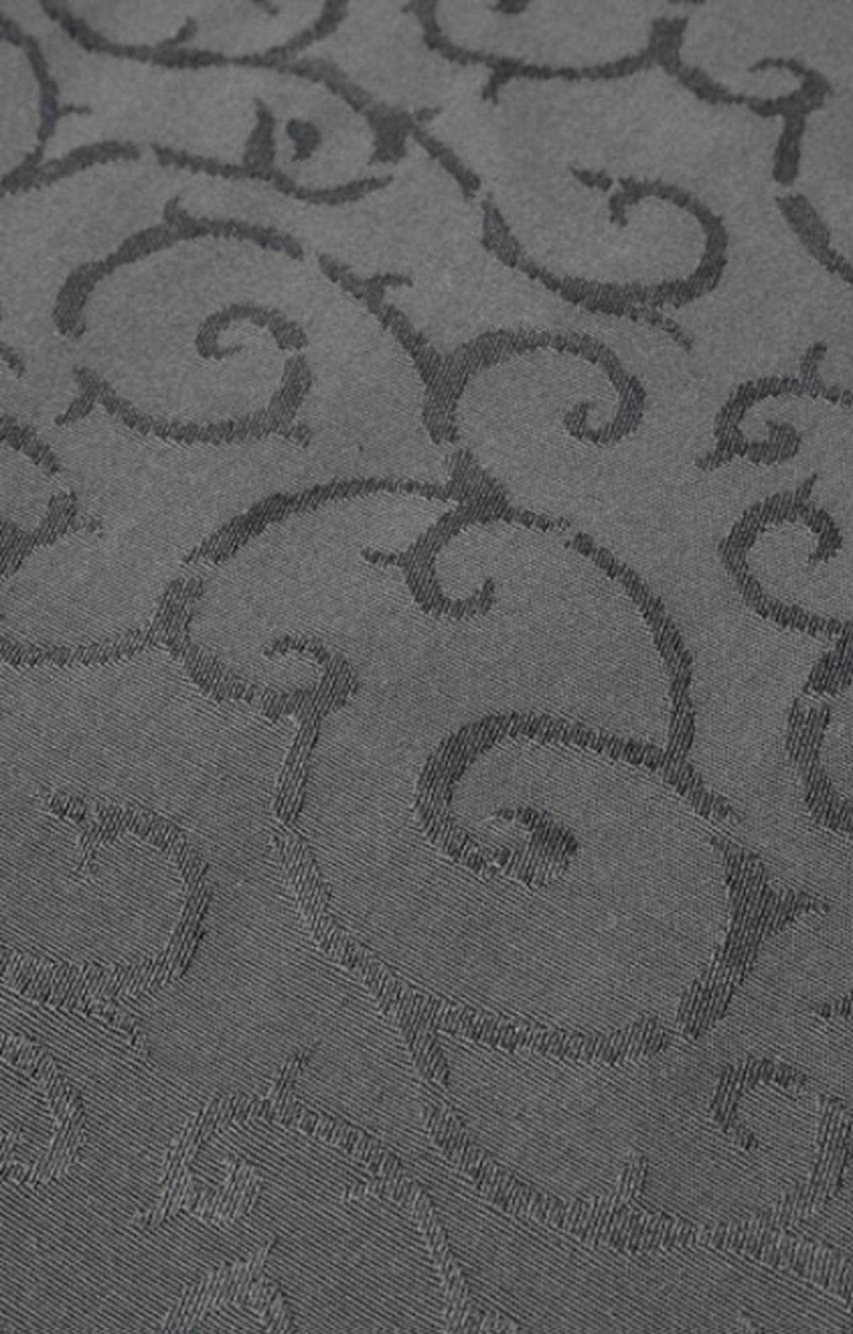 TISCHLÄUFER Textil Dunkelgrau 45/140 cm  - Dunkelgrau, Basics, Textil (45/140cm)