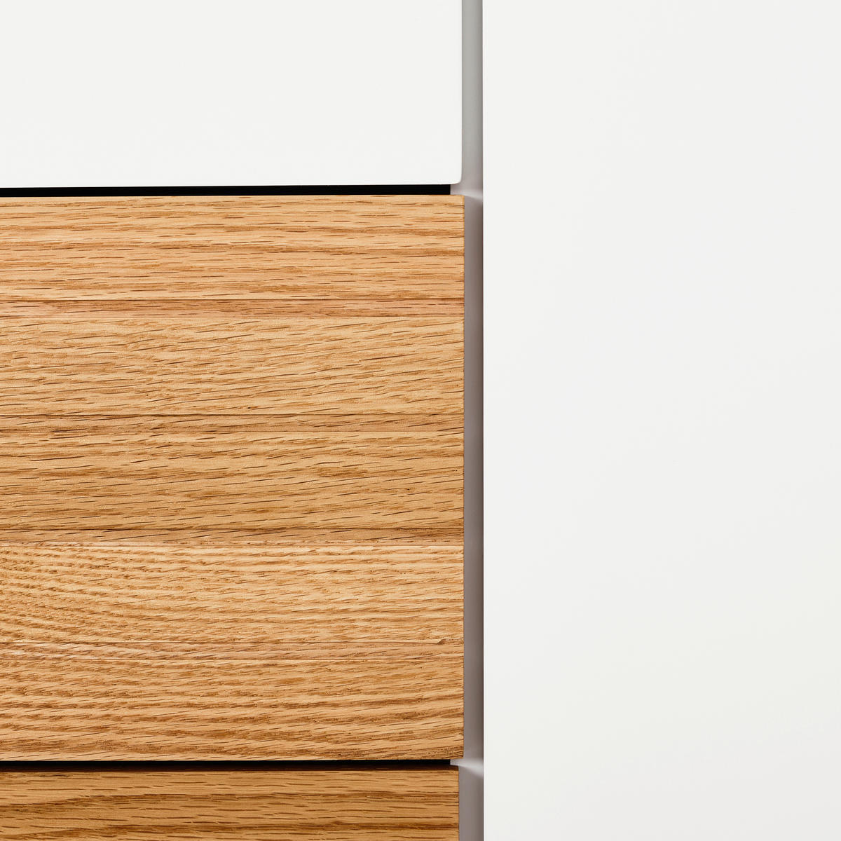 HIGHBOARD  in 82/104/40 cm  - Eichefarben/Weiß, Design, Holz/Holzwerkstoff (82/104/40cm) - MID.YOU