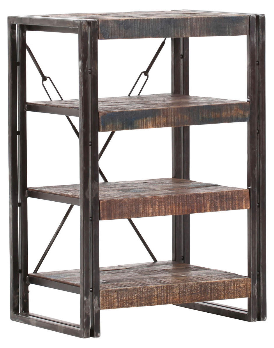 REGAL 55/80/40 cm Braun - Braun, Design, Holz/Metall (55/80/40cm) - Ambia Home