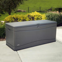 KISSENBOX 153/68/61 cm  - Anthrazit, Basics, Kunststoff (153/68/61cm) - Ambia Garden