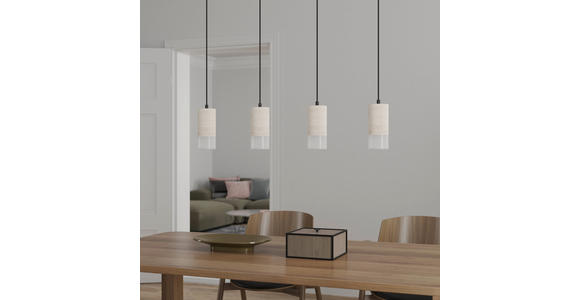 LED-HÄNGELEUCHTE Mimosa 86/8/150 cm   - Pinienfarben, Design, Kunststoff/Stein (86/8/150cm) - Dieter Knoll