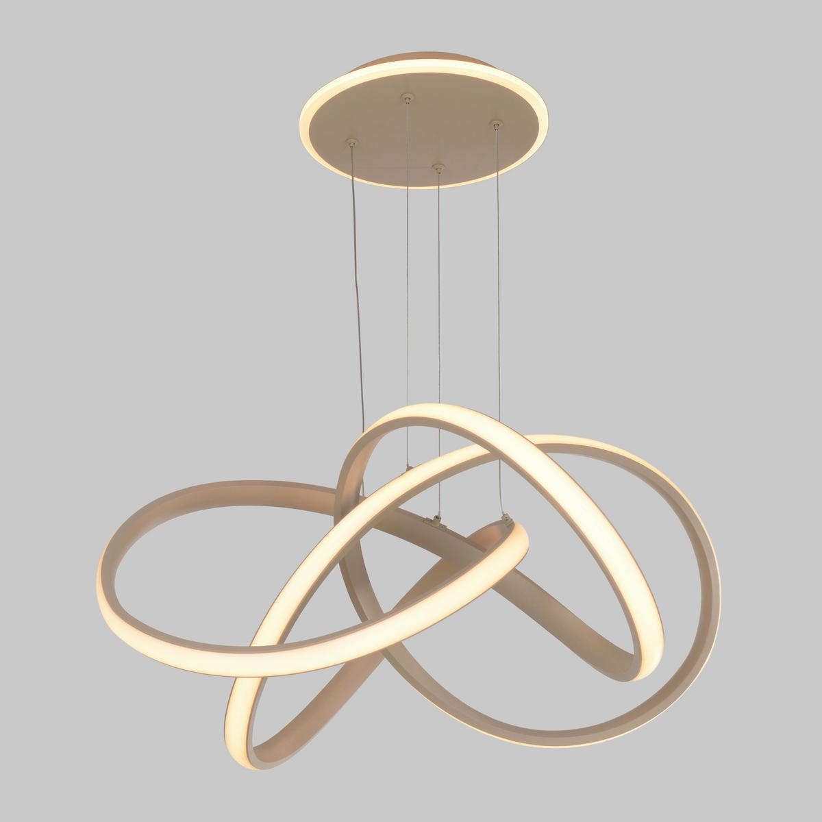 LED-HÄNGELEUCHTE Marling 64/150 cm   - Sandfarben, Design, Metall (64/150cm)