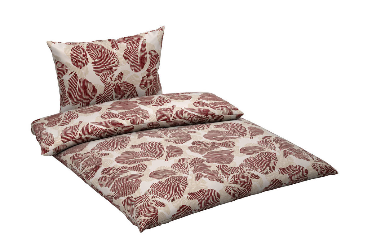 BETTWÄSCHE Mavie Satin 140/200 cm  - Orange, Basics, Textil (140/200cm) - Esposa