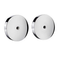MONTAGEPLATTEN - Chromfarben, Basics, Metall (4/4/0,6cm) - Smedbo