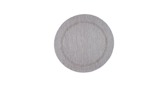 FLACHWEBETEPPICH 160/160 cm Relax Silberfarben  - Silberfarben, Basics, Textil (160/160cm) - Novel