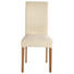 STUHL Lederlook Beige - Beige/Naturfarben, LIFESTYLE, Holz/Textil (42/95/54cm) - Carryhome STUHL Lederlook Beige - Beige/Naturfarben, LIFESTYLE, Holz/Textil (42/95/54cm) - Carryhome