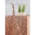 HIGHBOARD  in 90/150/38 cm  - Schwarz/Naturfarben, LIFESTYLE, Holz/Metall (90/150/38cm) - Landscape