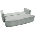 SCHLAFSOFA in Chenille Grau  - Schwarz/Grau, KONVENTIONELL, Kunststoff/Textil (238/74/107cm) - Carryhome