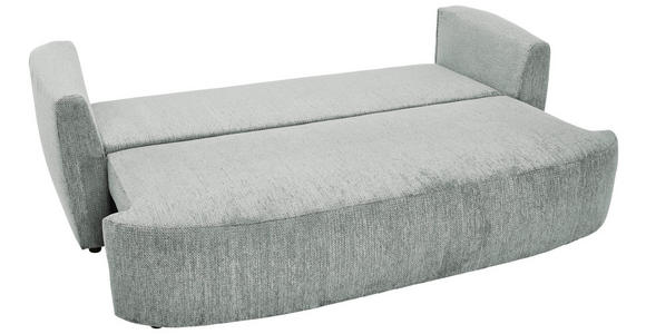 SCHLAFSOFA in Chenille Grau  - Schwarz/Grau, KONVENTIONELL, Kunststoff/Textil (238/74/107cm) - Carryhome