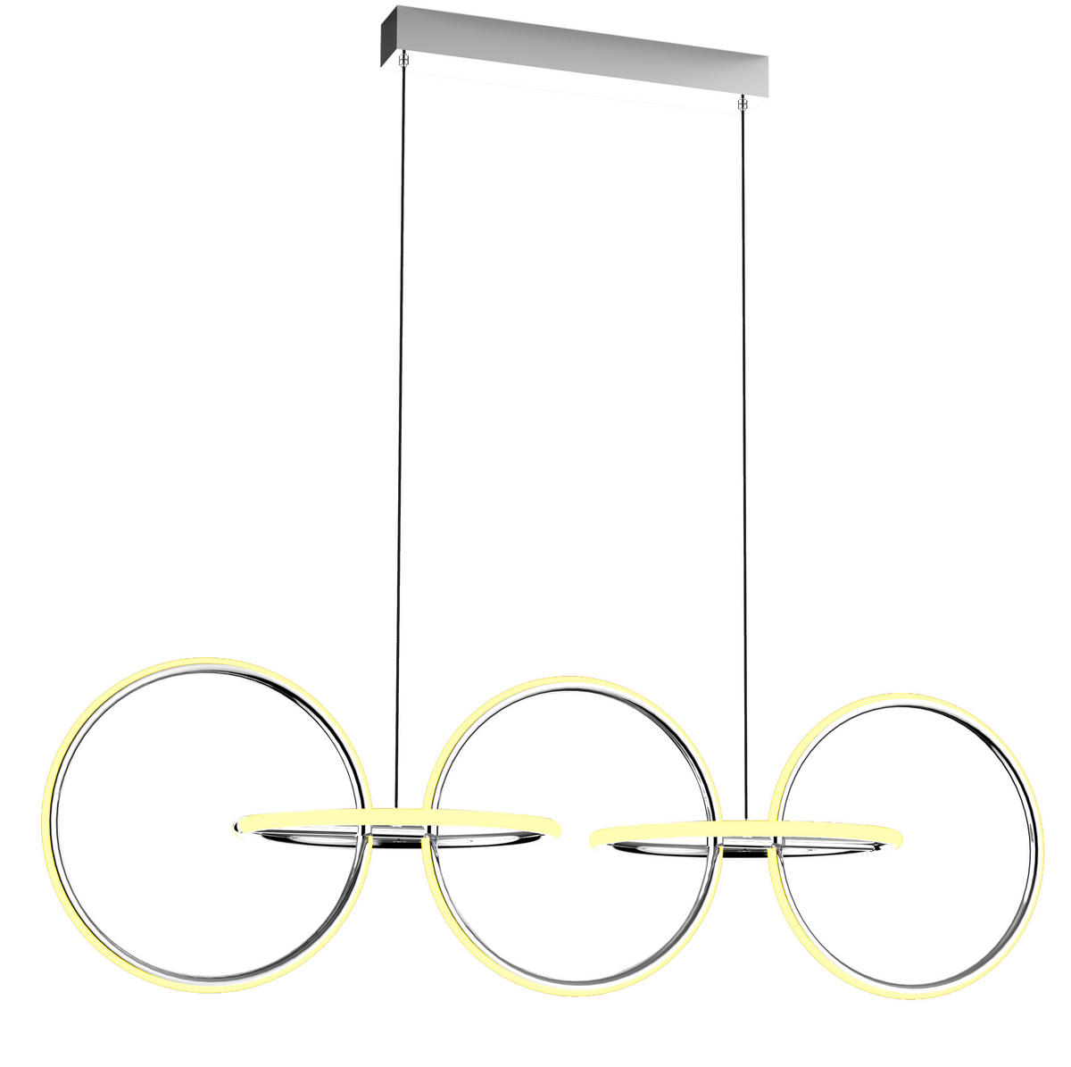 LED-PENDELLEUCHTE 114/35/120 cm  - Chromfarben, Design, Metall (114/35/120cm)