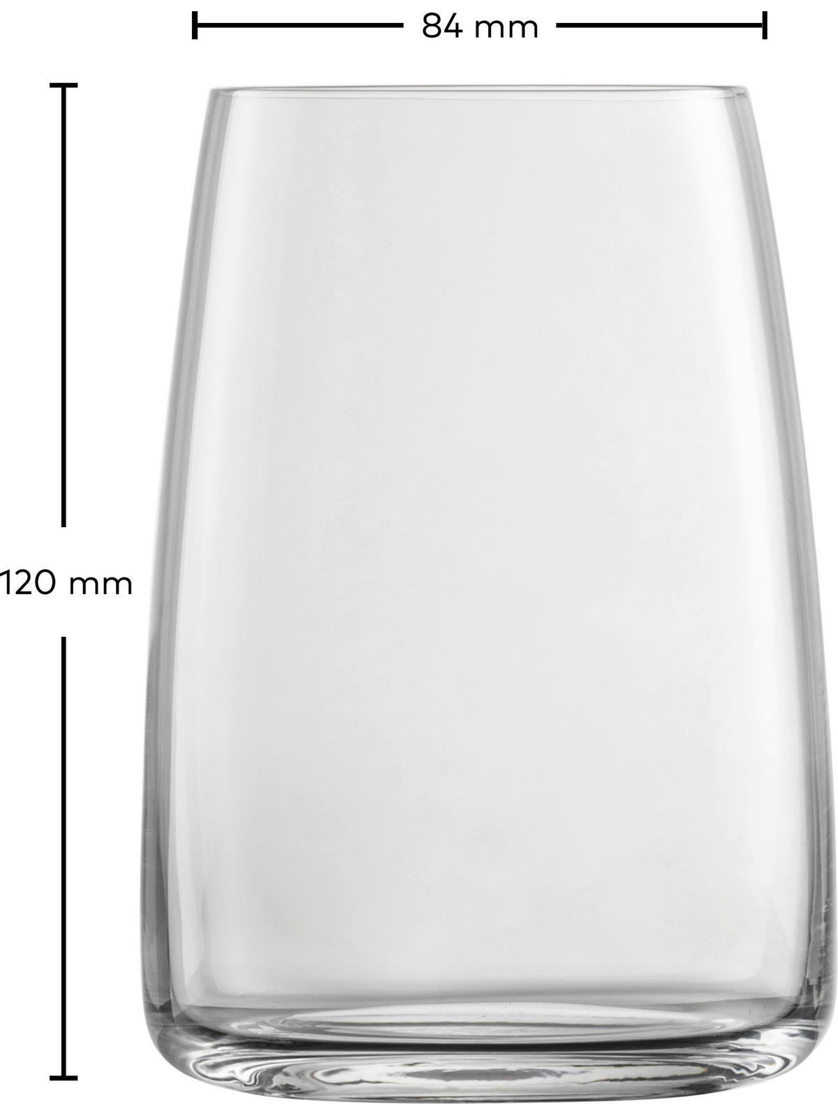 STAKLENA ČAŠA  500 ml  - prozirna, Dizajnerski, staklo (500ml) - Schott Zwiesel