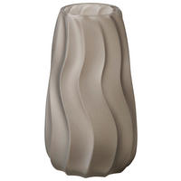 VASE  - Grau, LIFESTYLE, Glas (14/14/24cm)