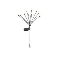SOLCELLSLAMPA 8,5/5/74 cm   - silver/svart, Trend, metall/plast (8,5/5/74cm) - Ambia Garden