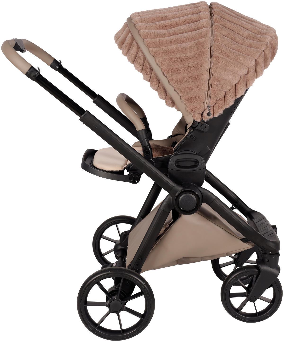 BARNVAGNSSET Facetty  - cappuccino/svart, Design, metall/textil (104,5/62/94cm) - Jimmylee
