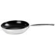 BRATPFANNE Perfect Cooking ILAG®-Antihaftbeschichtung 24 cm  - Edelstahlfarben/Schwarz, Basics, Metall (24cm) - Homeware Profession.