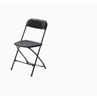 KLAPPSESSEL-SET - Schwarz, LIFESTYLE, Kunststoff/Metall (43/80/49cm)