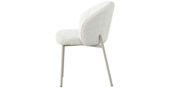 STUHL  Stoffauswahl Struktur  - Beige, Design, Textil/Metall (59/81/60cm) - Carryhome