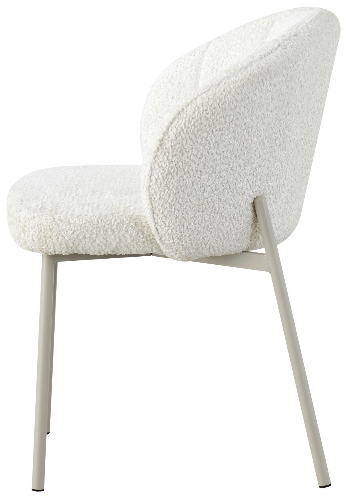 STUHL Struktur Beige  - Beige, Design, Textil/Metall (59/81/60cm) - Carryhome