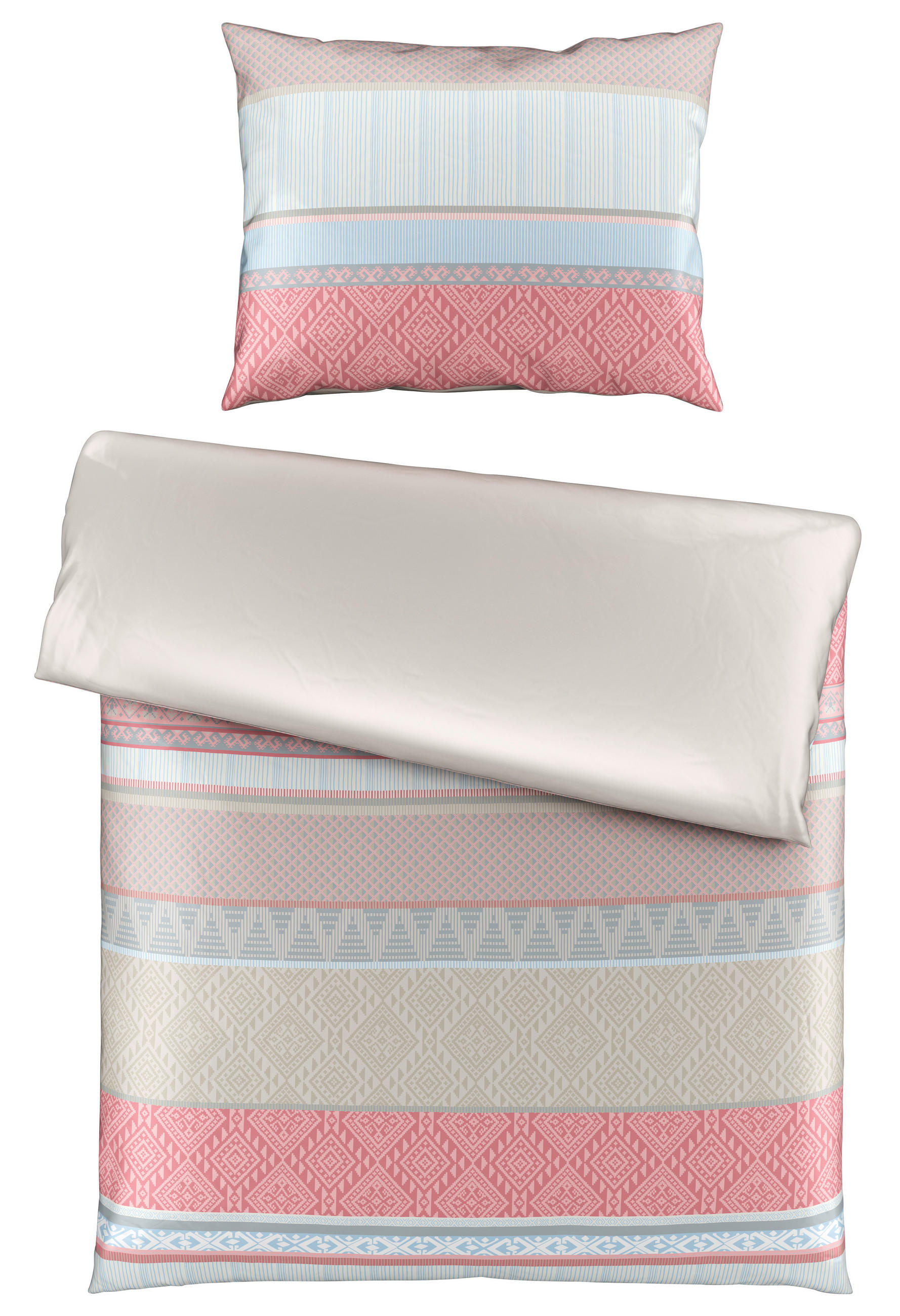 OBOJSTRANNÁ POSTEĽNÁ BIELIZEŇ, satén, viacfarebná, 140/200 cm - viacfarebná, Trend, textil (140/200cm) - Esposa
