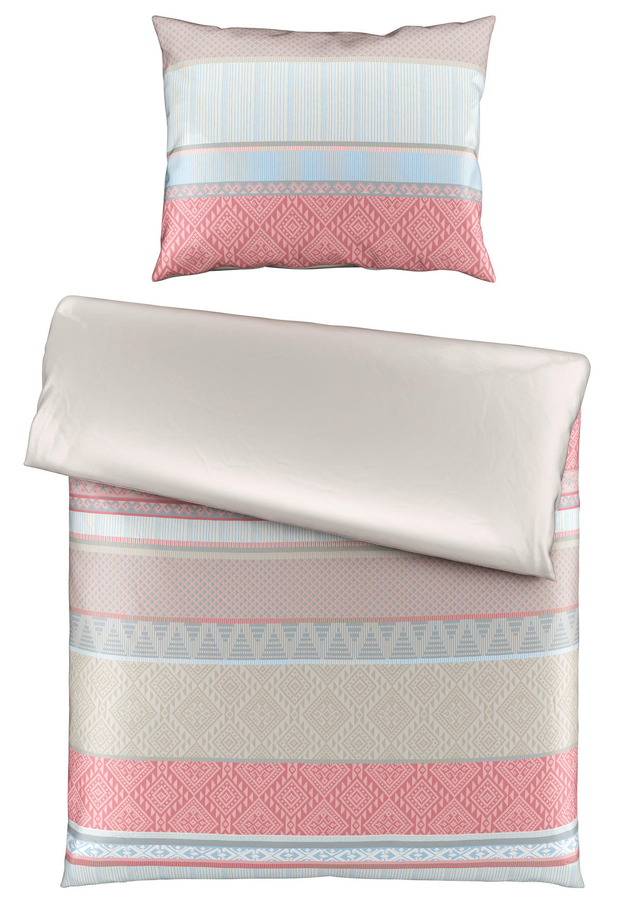 OBOJSTRANNÁ POSTEĽNÁ BIELIZEŇ, satén, viacfarebná, 140/200 cm - viacfarebná, Trend, textil (140/200cm) - Esposa