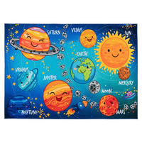 KINDERTEPPICH 80/120 cm  - Blau, Design, Textil (80/120cm) - Ben'n'jen