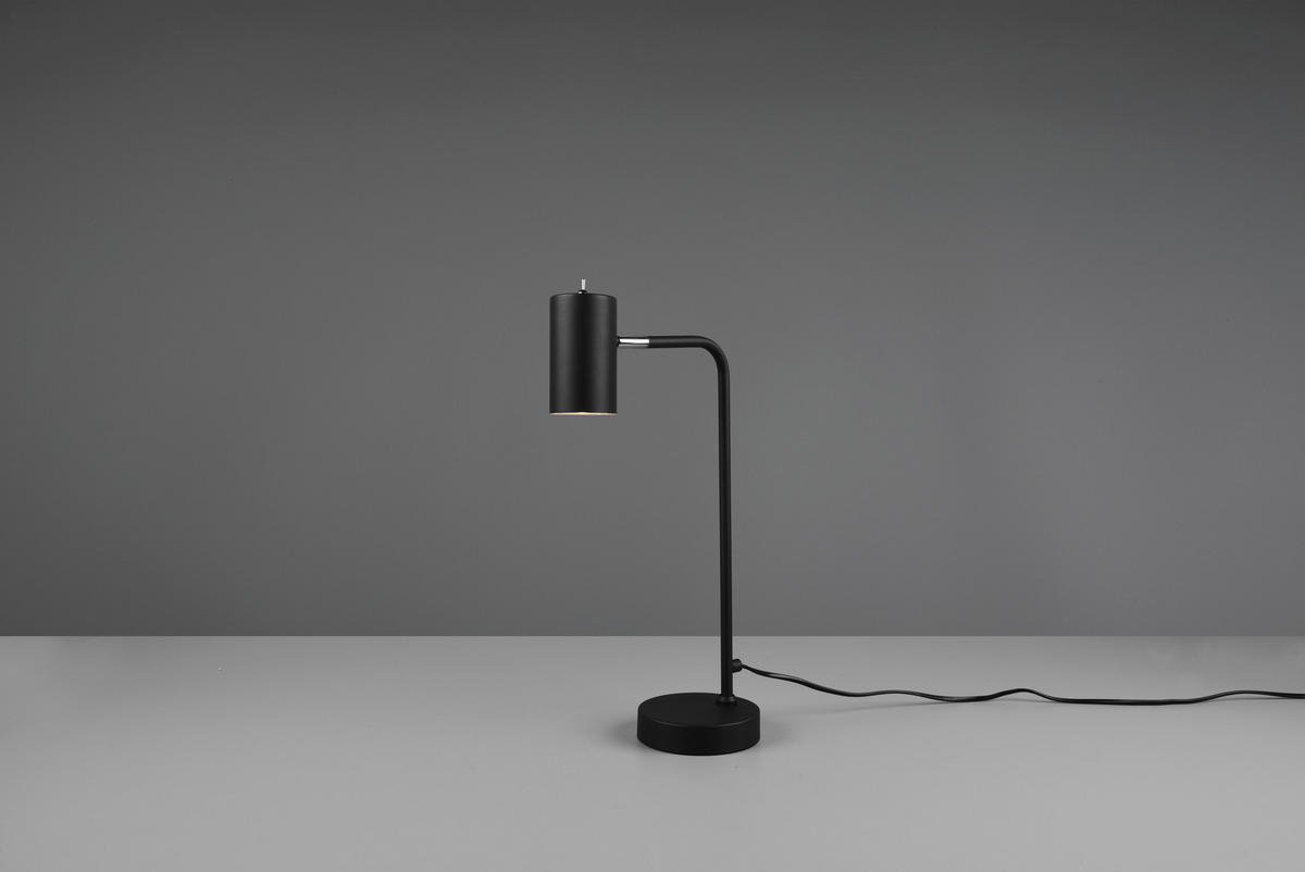 BORDSLAMPA Marley   - svart, Basics, metall (45/12/25cm) - Trio Leuchten