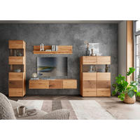 WOHNWAND 4-teilig  in Wildeiche  370/202/40 cm  - Wildeiche, Basics, Holz (370/202/40cm) - Livetastic