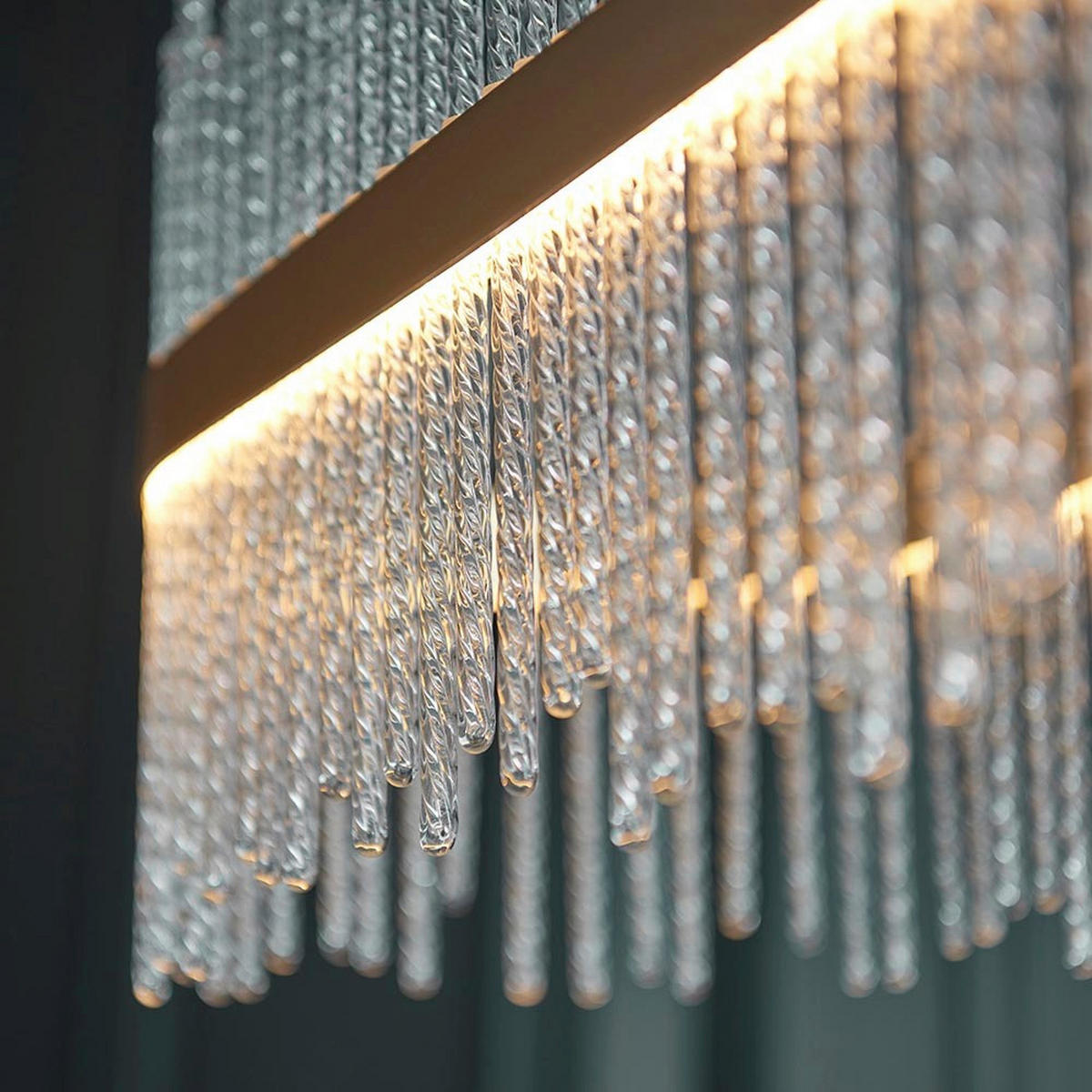 LED-HÄNGELEUCHTE 95/25/35-165 cm  - Goldfarben, KONVENTIONELL, Metall (95/25/35-165cm) - ENDON