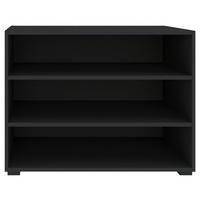 REGÁL, antracitová, 91/67/40 cm - čierna/antracitová, Konventionell, kompozitné drevo/plast (91/67/40cm) - Hom`in