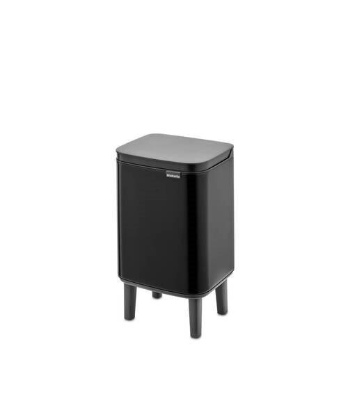SZEMETESVÖDÖR 4 l  - fekete, Design, műanyag/fém (4Ll) - Brabantia