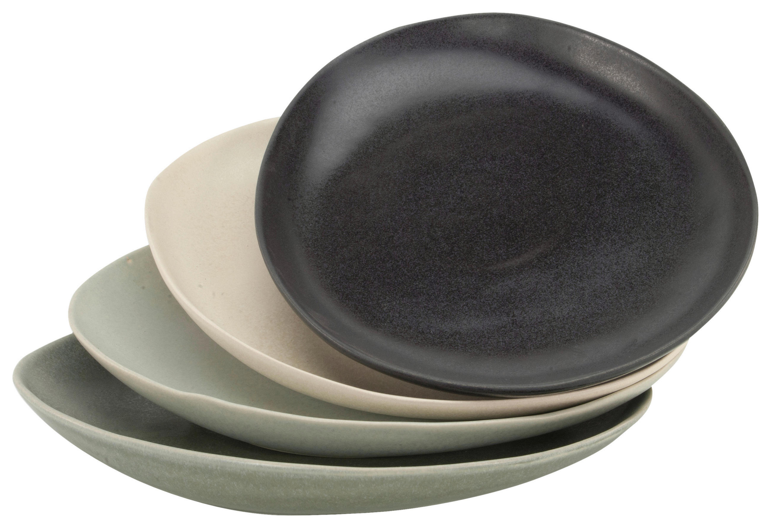 SPEISETELLERSET Multicolor  - Multicolor, Basics, Keramik (20/27cm)
