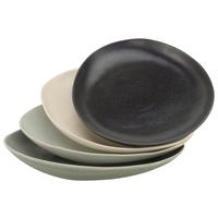 SPEISETELLERSET 4-teilig  - Multicolor, Basics, Keramik (20/27cm)