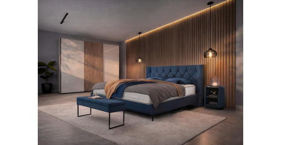 SCHWEBETÜRENSCHRANK  in Sandfarben, Eiche dunkel  - Sandfarben/Eiche dunkel, Design, Glas/Holzwerkstoff (280/240/68cm) - Dieter Knoll