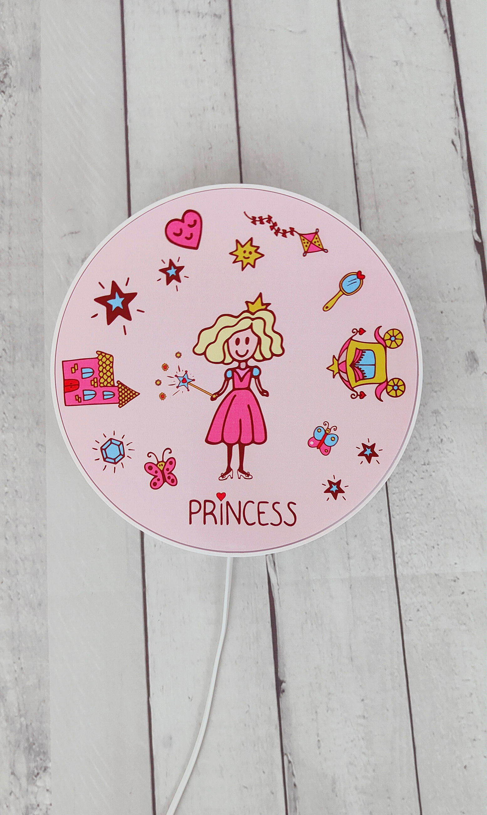 KINDERWANDLEUCHTE 25/25/8 cm   - Weiß, Basics, Kunststoff (25/25/8cm)